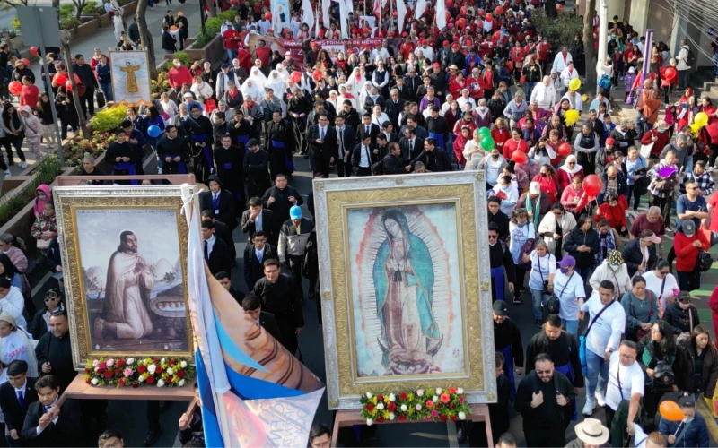 Arquidiócesis Primada de México Realiza Peregrinación Anual a la Basílica de Guadalupe por la Paz y la Unidad