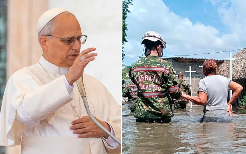 El Papa León XIV Llama a la Solidaridad Global Frente a Devastadoras Inundaciones en el Norte de Colombia