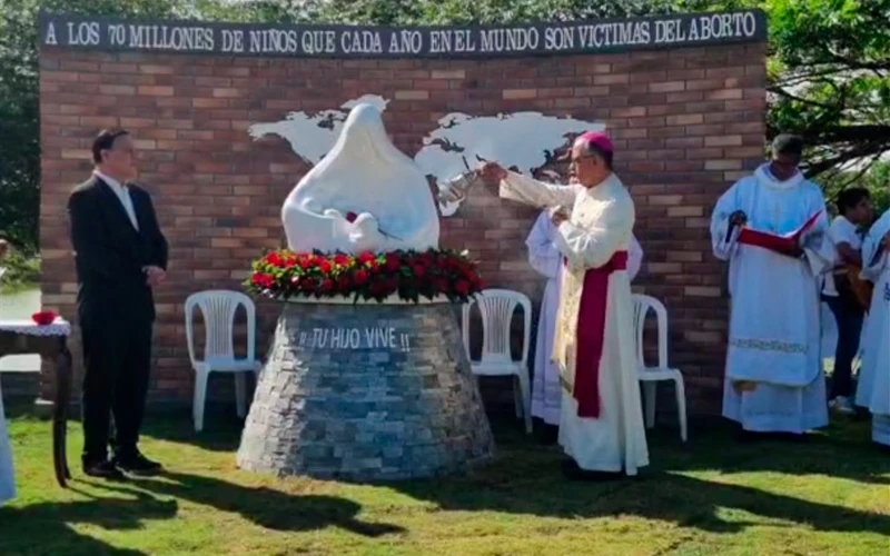 Valledupar Erige el Tercer Memorial “María, Madre de los Niños No Nacidos” en Colombia