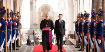 Mons. Dagoberto Campos Salas asume la nunciatura apostólica en Ecuador y presenta credenciales