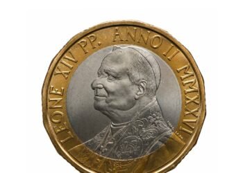 Las monedas del Vaticano recuperan el rostro del Papa León XIV tras el pontificado de Francisco